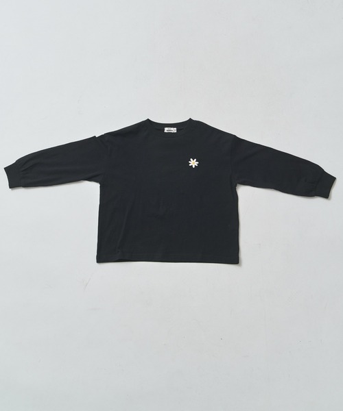 pairmanon(ペアマノン)の「【吸水速乾/襟がヨレにくい】ユニセックス ワンポイント刺繍入り 長袖Tシャツ(Tシャツ/カットソー・キッズ・ブラウン/ベージュ/ブラック/ブルー・80/150/140/90/130/120/110/100)」の18枚目の写真