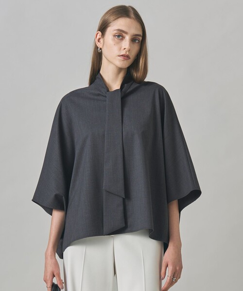 セール】T/Wブロード ボウタイブラウス（シャツ/ブラウス）｜ICB（アイ