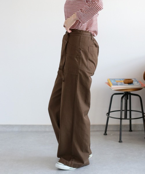 cepo(セポ)の「ワークブッシュベルテッドイージーパンツ(その他パンツ・レディース・ブラウン/キャメル/カーキ・S/M/L)」の10枚目の写真