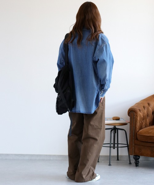 cepo(セポ)の「ワークブッシュベルテッドイージーパンツ(その他パンツ・レディース・ブラウン/キャメル/カーキ・S/M/L)」の16枚目の写真