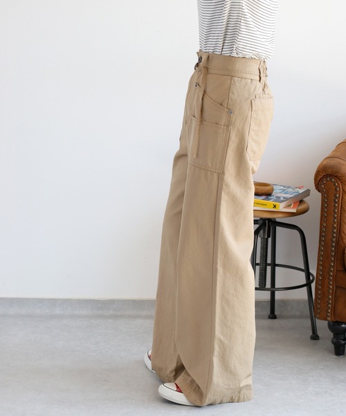 cepo(セポ)の「ワークブッシュベルテッドイージーパンツ(その他パンツ・レディース・ブラウン/キャメル/カーキ・S/M/L)」の22枚目の写真