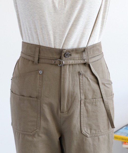 cepo(セポ)の「ワークブッシュベルテッドイージーパンツ(その他パンツ・レディース・ブラウン/キャメル/カーキ・S/M/L)」の20枚目の写真