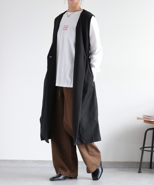 cepo(セポ)の「ワークブッシュベルテッドイージーパンツ(その他パンツ・レディース・ブラウン/キャメル/カーキ・S/M/L)」の4枚目の写真