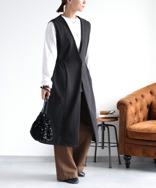 cepo(セポ)の「ワークブッシュベルテッドイージーパンツ(その他パンツ・レディース・ブラウン/キャメル/カーキ・S/M/L)」の5枚目の写真