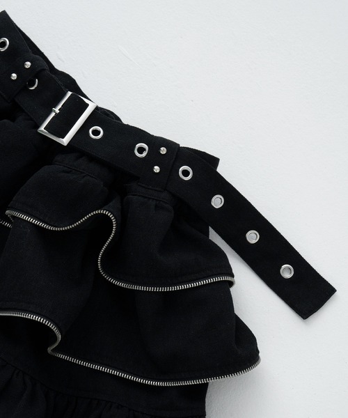 セール】ジッパーフリルスカート（スカート）｜LAZYSLAY（レイジー