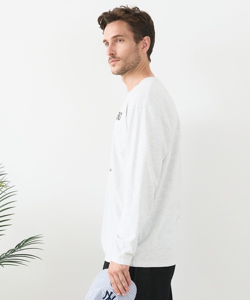 UNIIT(ユニット)の「【汗染みの目立ちにくいTシャツ ZEROSTAIN/ゼロステイン】カートゥーン ヴィンテージ風プリント ビッグシルエット ロンT 防汚 UVカット(Tシャツ/カットソー・メンズ・ベージュ系その他/ブルー系その他/ブラック系その他2/ホワイト系その他2・LARGE/MEDIUM/X-LARGE)」の15枚目の写真
