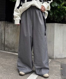 CIAOPANIC TYPY | 【WEB限定】【UNISEX】サイドベルト付きワイドスラックス(その他パンツ)