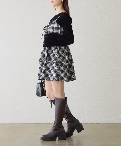 one after another NICE CLAUP（ワンアフターアナザーナイスクラップ）の「イレヘムチュニック（シャツ/ブラウス・レディース・ブラック系その他/ブラウン系その他/ホワイト系その他・FREE）」の20枚目の写真