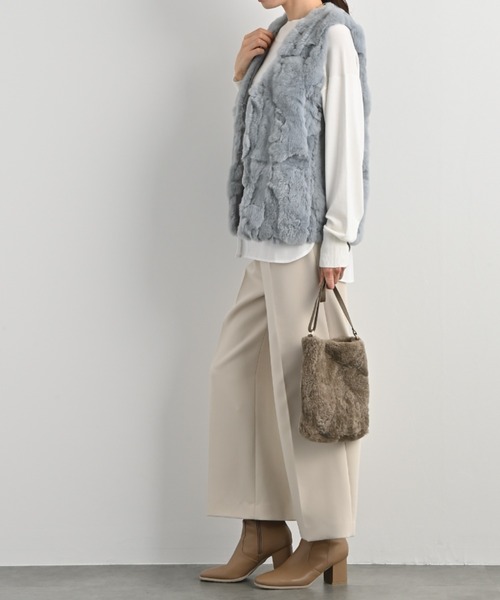 セール】レッキスラビット Vネックベスト（ベスト）｜aunt lily