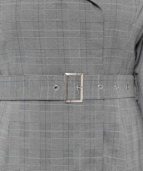 HARE(ハレ)の「アウターライクチェックワンピース(HARE)(ワンピース・レディース・ライトグレー/チャコールグレー・FREE)」の22枚目の写真