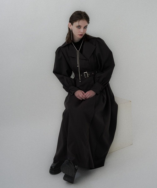 セール】アウターライクチェックワンピース(HARE)（ワンピース