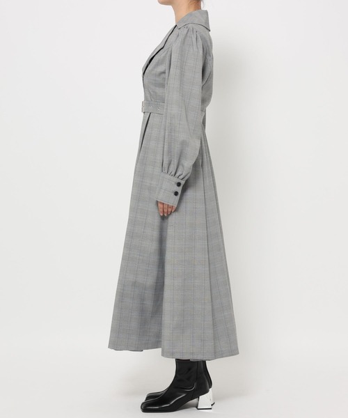 HARE(ハレ)の「アウターライクチェックワンピース(HARE)(ワンピース・レディース・ライトグレー/チャコールグレー・FREE)」の16枚目の写真