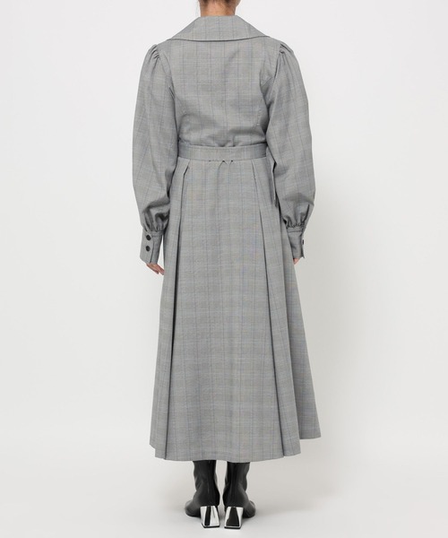 HARE(ハレ)の「アウターライクチェックワンピース(HARE)(ワンピース・レディース・ライトグレー/チャコールグレー・FREE)」の17枚目の写真