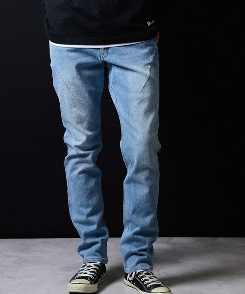 NUMBER (N)INE（ナンバーナイン）の「TAPERED SKINNY DENIM JEANS VINTAGE WASH / テーパード スキニー デニムパンツ ヴィンテージ ウォッシュ（デニムパンツ・メンズ・ライトインディゴブルー・4/3/2）」の10枚目の写真