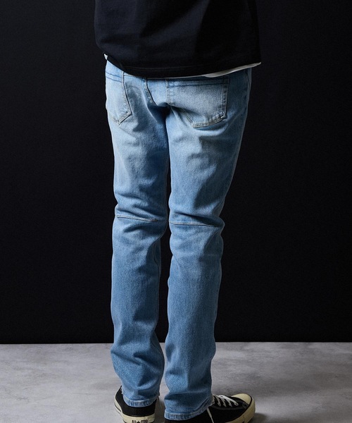 NUMBER (N)INE（ナンバーナイン）の「TAPERED SKINNY DENIM JEANS VINTAGE WASH / テーパード スキニー デニムパンツ ヴィンテージ ウォッシュ（デニムパンツ・メンズ・ライトインディゴブルー・4/3/2）」の12枚目の写真