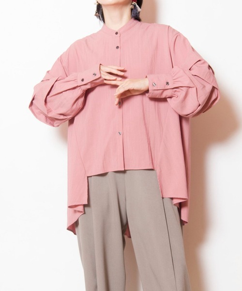 オズモーシス（OSMOSIS）/タックスリーブブラウス セール】タックスリーブブラウス（シャツ/ブラウス）｜OSMOSIS