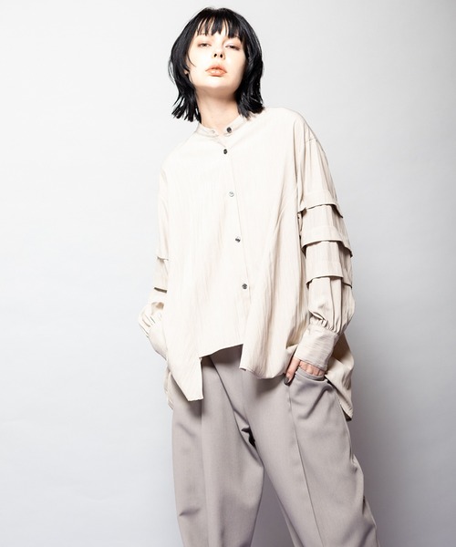 タックスリーブブラウス（シャツ/ブラウス）｜OSMOSIS（オズモーシス