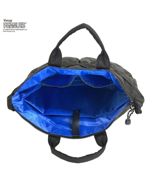 ROOTOTE（ルートート）の「【PEANUTSコミック誕生75周年記念商品】ルートート / IP.A4アーキャトルワイド.パフ..Peanuts-0R（ショルダーバッグ・レディース・ブラック/カーキ・FREE）」の7枚目の写真