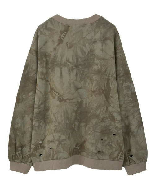 WOLFY DAMAGE TIE DYE スウェット WOLFY DAMAGE TIE DYE スウェット