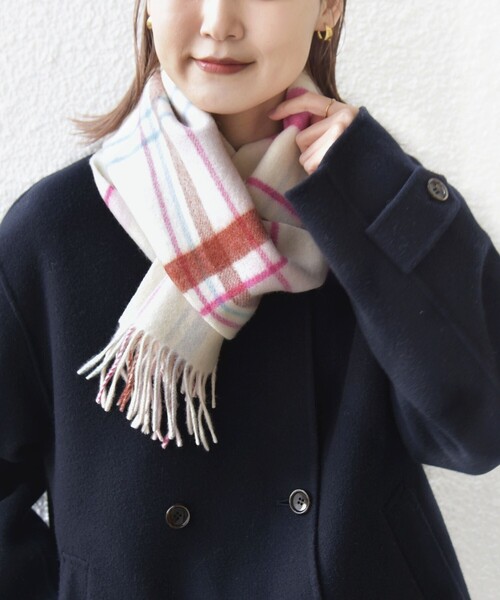 カシミヤ リバーシブル マフラー（マフラー）｜SHIPS（シップス）の