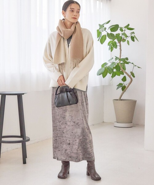 セール】カシミヤ リバーシブル マフラー（マフラー）｜SHIPS