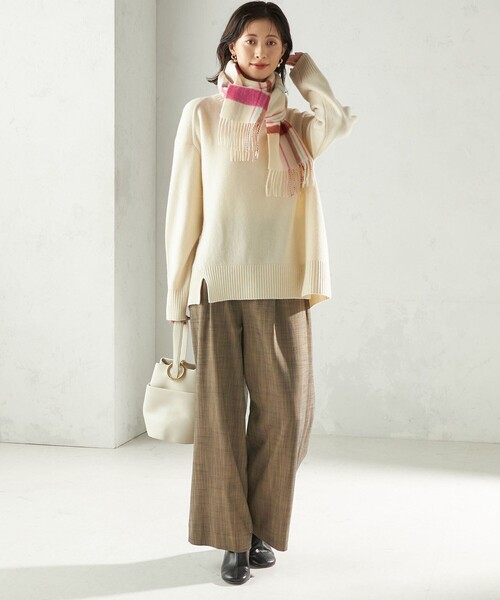 セール】カシミヤ リバーシブル マフラー（マフラー）｜SHIPS