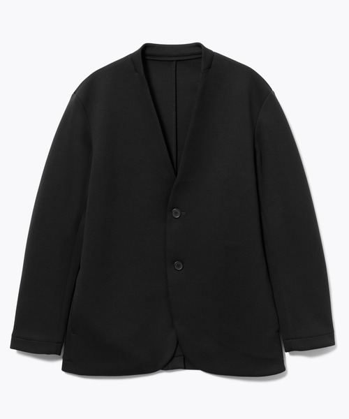 テックスウェット カラーレスジャケット（ノーカラージャケット