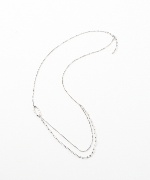 collex(コレックス)の「【dignif】【金属アレルギー対応】ミックスチェーンポイントネックレス(ネックレス・レディース・ゴールド/シルバー・フリー)」の21枚目の写真