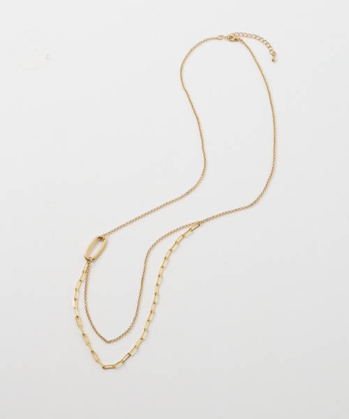 collex(コレックス)の「【dignif】【金属アレルギー対応】ミックスチェーンポイントネックレス(ネックレス・レディース・ゴールド/シルバー・フリー)」の22枚目の写真