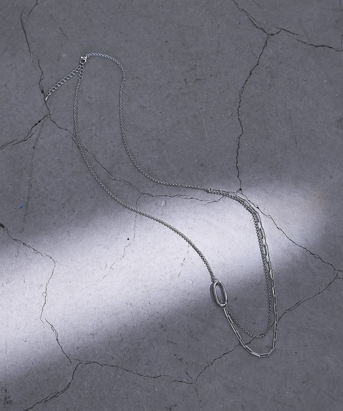 collex(コレックス)の「【dignif】【金属アレルギー対応】ミックスチェーンポイントネックレス(ネックレス・レディース・ゴールド/シルバー・フリー)」の7枚目の写真