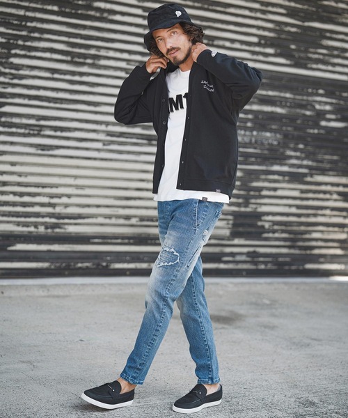 1minute 1second（ワンミニットワンセカンド）の「mlt5442-1M1S chenille embroidered patch long sleeve cut&sewn ロングスリーブカットソー(1M25F360)（Tシャツ/カットソー・メンズ・ホワイト/チャコール/ブラック・XL/L/M/S）」の10枚目の写真