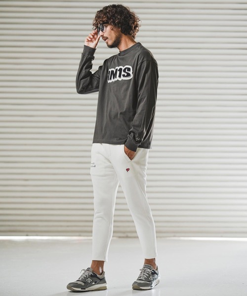 1minute 1second（ワンミニットワンセカンド）の「mlt5442-1M1S chenille embroidered patch long sleeve cut&sewn ロングスリーブカットソー(1M25F360)（Tシャツ/カットソー・メンズ・ホワイト/チャコール/ブラック・XL/L/M/S）」の17枚目の写真