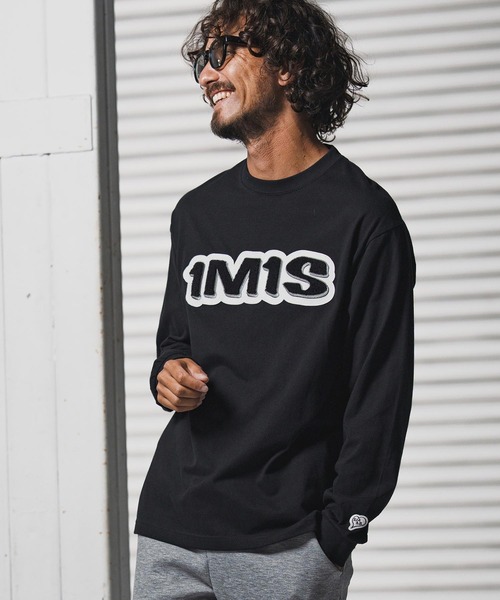 1minute 1second（ワンミニットワンセカンド）の「mlt5442-1M1S chenille embroidered patch long sleeve cut&sewn ロングスリーブカットソー(1M25F360)（Tシャツ/カットソー・メンズ・ホワイト/チャコール/ブラック・XL/L/M/S）」の19枚目の写真