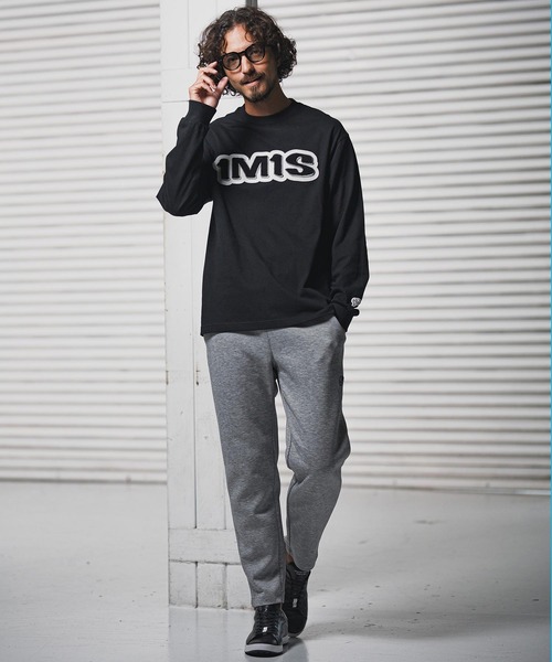 1minute 1second（ワンミニットワンセカンド）の「mlt5442-1M1S chenille embroidered patch long sleeve cut&sewn ロングスリーブカットソー(1M25F360)（Tシャツ/カットソー・メンズ・ホワイト/チャコール/ブラック・XL/L/M/S）」の18枚目の写真