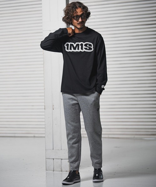 1minute 1second（ワンミニットワンセカンド）の「mlt5442-1M1S chenille embroidered patch long sleeve cut&sewn ロングスリーブカットソー(1M25F360)（Tシャツ/カットソー・メンズ・ホワイト/チャコール/ブラック・XL/L/M/S）」の16枚目の写真
