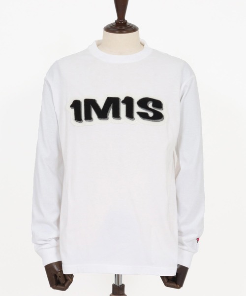 1minute 1second（ワンミニットワンセカンド）の「mlt5442-1M1S chenille embroidered patch long sleeve cut&sewn ロングスリーブカットソー(1M25F360)（Tシャツ/カットソー・メンズ・ホワイト/チャコール/ブラック・XL/L/M/S）」の20枚目の写真
