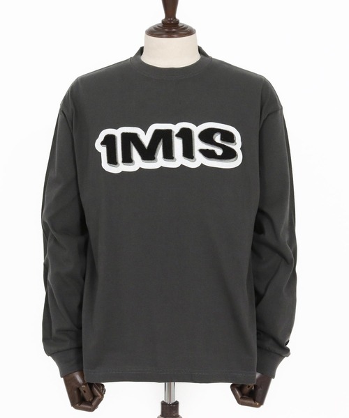 1minute 1second（ワンミニットワンセカンド）の「mlt5442-1M1S chenille embroidered patch long sleeve cut&sewn ロングスリーブカットソー(1M25F360)（Tシャツ/カットソー・メンズ・ホワイト/チャコール/ブラック・XL/L/M/S）」の21枚目の写真