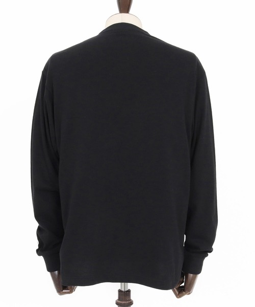 1minute 1second（ワンミニットワンセカンド）の「mlt5442-1M1S chenille embroidered patch long sleeve cut&sewn ロングスリーブカットソー(1M25F360)（Tシャツ/カットソー・メンズ・ホワイト/チャコール/ブラック・XL/L/M/S）」の22枚目の写真