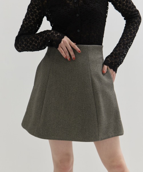 CLANE/クラネ】CONSTRUCTIVE MINI SKIRT/ミニスカート（スカート