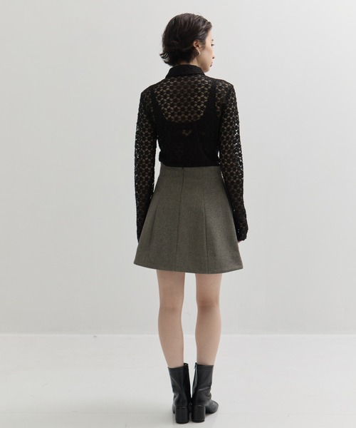 CLANE/クラネ】CONSTRUCTIVE MINI SKIRT/ミニスカート（スカート