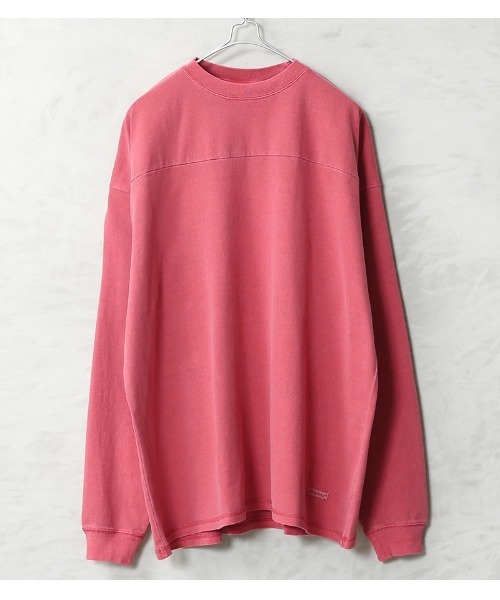 WAIPER.inc(ワイパーインク)の「Goodwear グッドウェア 2W7-65205 USAコットン ガーメントダイ L/S FOOTBALL Tシャツ SUPER BIG(Tシャツ/カットソー・メンズ・イエロー/グリーン系その他/ブルー系その他/チャコールグレー/ピンク系その他・S/M/L/XL)」の5枚目の写真