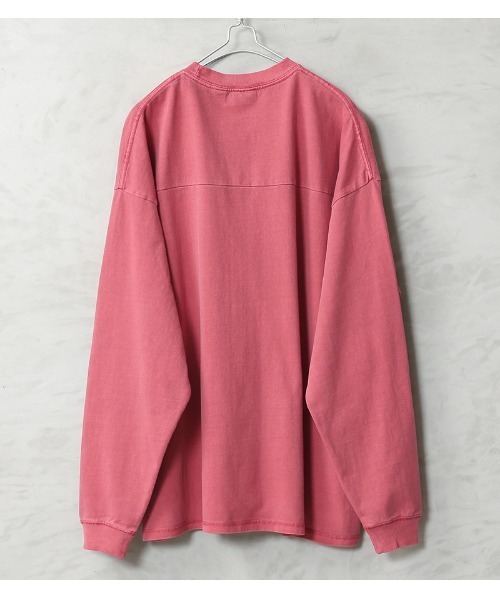 WAIPER.inc(ワイパーインク)の「Goodwear グッドウェア 2W7-65205 USAコットン ガーメントダイ L/S FOOTBALL Tシャツ SUPER BIG(Tシャツ/カットソー・メンズ・イエロー/グリーン系その他/ブルー系その他/チャコールグレー/ピンク系その他・S/M/L/XL)」の6枚目の写真