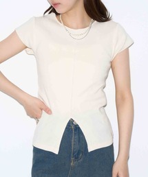 【Robert P. Miller】パネルリブ スリットTシャツ S/S RM261-2263
