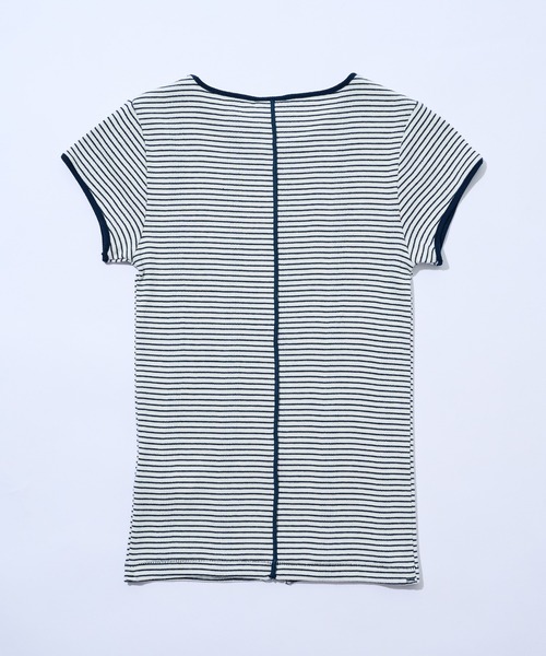 MILLER（ミラー）の「【Robert P. Miller】パネルリブ スリットTシャツ S/S RM261-2263（Tシャツ/カットソー・レディース・ブルー/アイボリー/ブラック/イエロー/ネイビー/レッド/ライトグレー/ブラウン/グリーン/その他5/その他3/その他2/レッド系その他2/その他4/その他6/マルチ・FREE）」の17枚目の写真