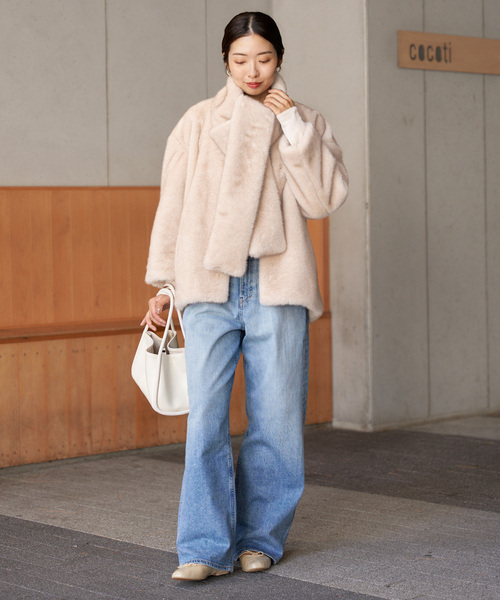 IENA(イエナ)の「フラッフィーストールブルゾン(その他アウター・レディース・その他6・FREE)」の9枚目の写真