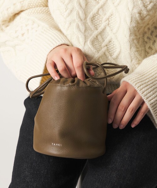 極美品 ヤーキ バッグ ショルダー 2WAY ブラウン 美品 ✨ YAHKI ヤーキ 