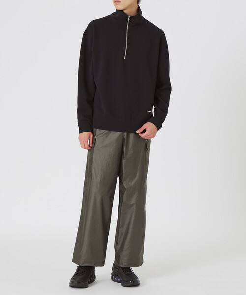 LOVELESS(ラブレス)の「ハーフジップトップス(Tシャツ/カットソー・メンズ・オフホワイト/ブラック・M/L)」の7枚目の写真