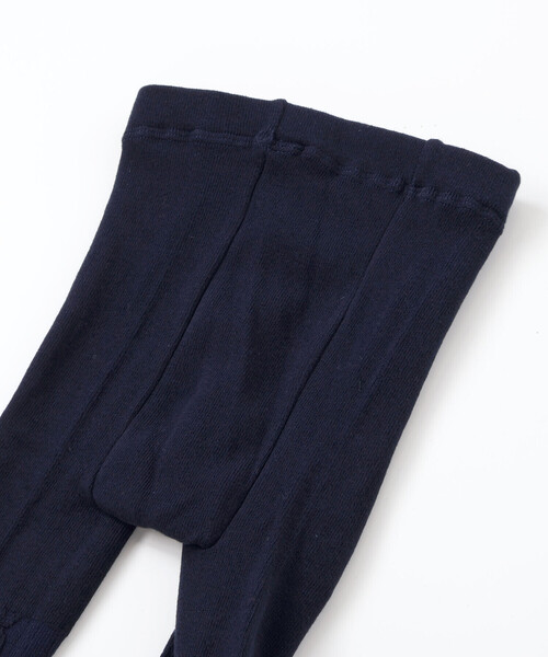 BeBe(ベベ)の「ケーブル編みレギンス+フリルクルーソックスセット(80~140cm)(レギンス/スパッツ・キッズ・ボルドー/ネイビー・L/M/S/XS)」の8枚目の写真