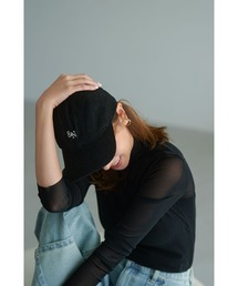 &. NOSTALGIA（アンドドットノスタルジア）の「【美香さんコラボ】エンブロイダリーキャップ（キャップ）」