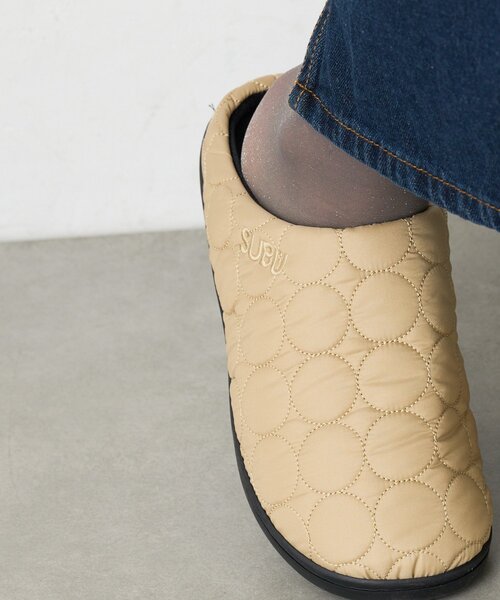 SUBU（スブ）の「【SUBU スブ】Circle　ウィンターサンダル サークル（サンダル・レディース・カーキ/ブラック/ベージュ・1）」の14枚目の写真